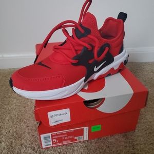 SOLD Nike React Presto GS University Red/White
